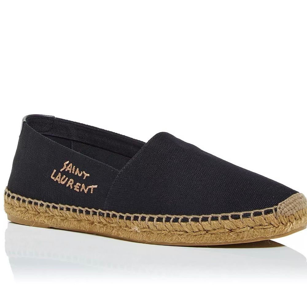Men’s Saint Laurent Espadrilles Size 41 Black